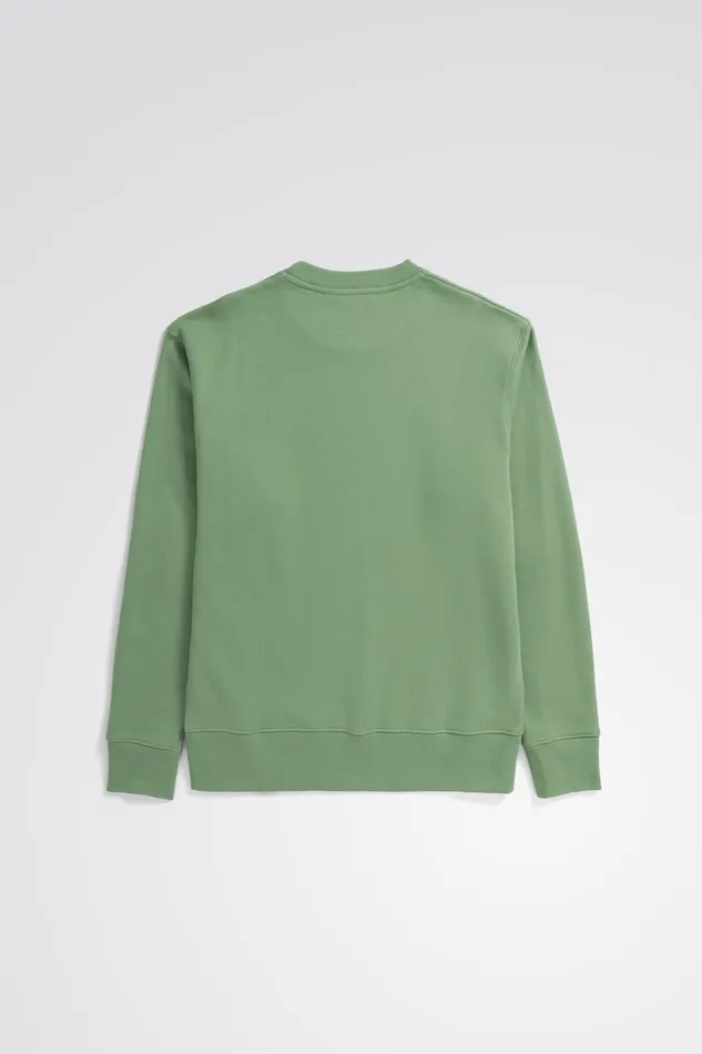 Men Arne Logo Sweat Linden Green Norse Projects Sweatshirts