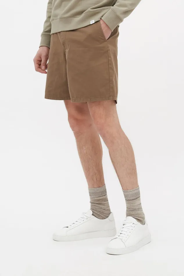 Men Aros Regular Light Shorts Sediment Green Norse Projects Shorts