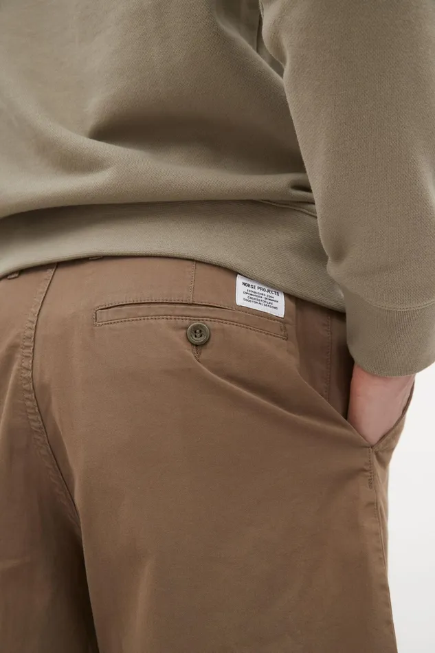 Men Aros Regular Light Shorts Sediment Green Norse Projects Shorts
