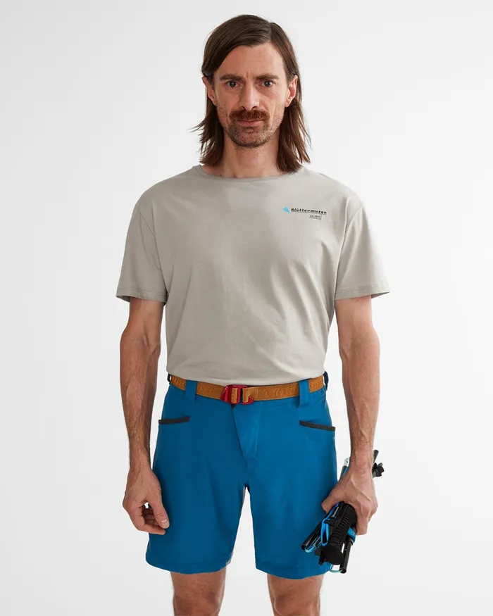 Men Association Short Sleeve Tee Flint Grey Klttermusen TShirts