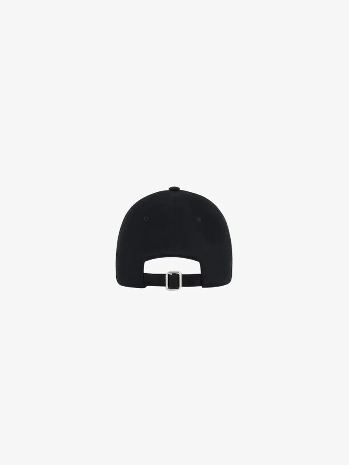 Men Beanies and Caps Givenchy GIVENCHY Embroidered Cap In Twill Black Men Beanies and Caps Givenchy GIVENCHY Embroidered Cap In Twill Black
