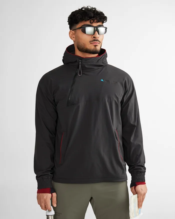 Men Bestla WindProtecting Anorak Burnt Russet Klttermusen Wind Resistant Jackets