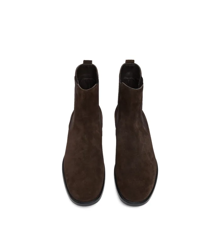 Men Boots Tom Ford Suede Robert Chelsea Boot Chocolate Men Boots Tom Ford Suede Robert Chelsea Boot Chocolate