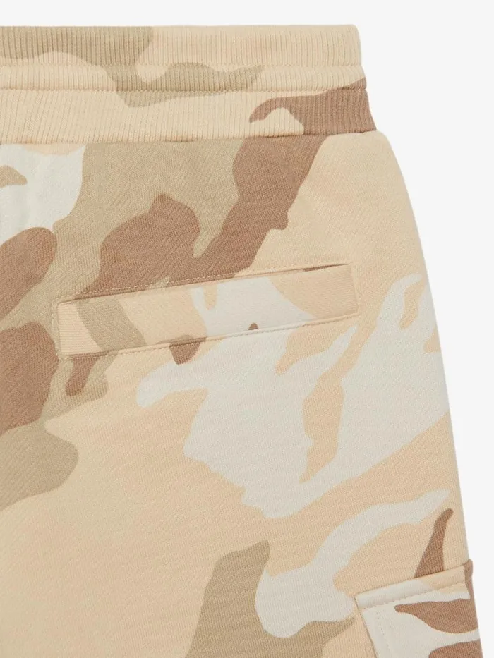 Men Boy 4 To 12 Years Givenchy Bermuda Shorts In Fleece With Camo Print Creambeige Men Boy 4 To 12 Years Givenchy Bermuda Shorts In Fleece With Camo Print Creambeige