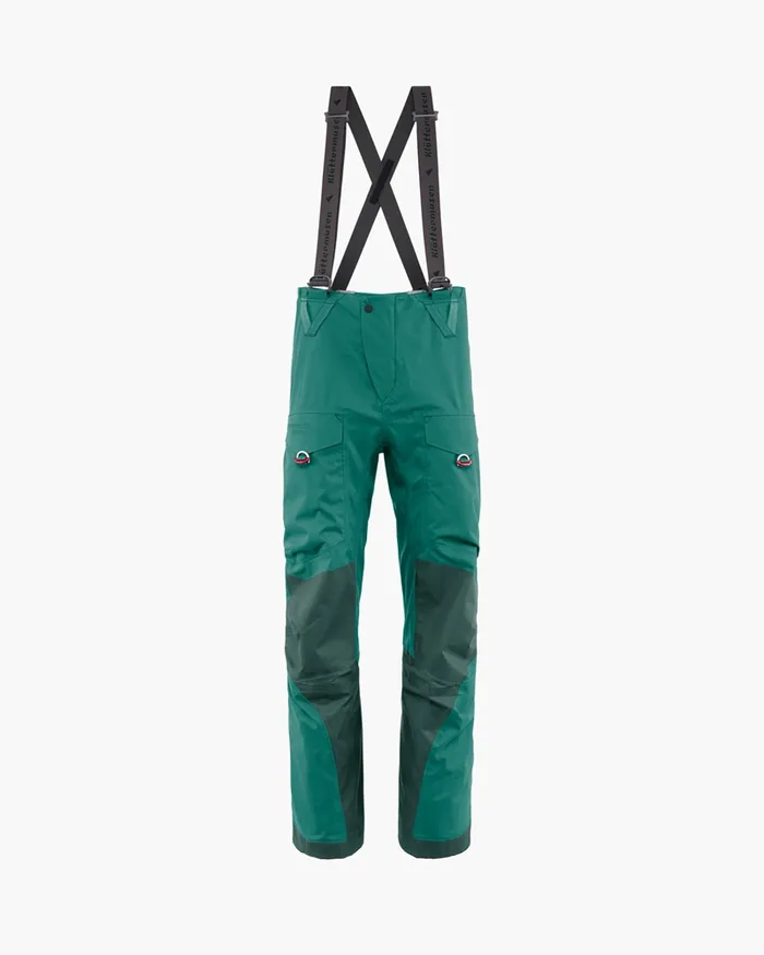 Men Brage 20 Salopette Waterproof Shell Pants Ocean Green Klttermusen Waterproof Pants