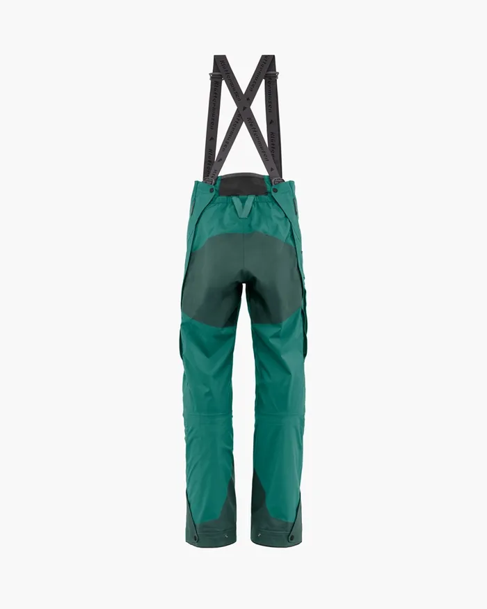 Men Brage 20 Salopette Waterproof Shell Pants Ocean Green Klttermusen Waterproof Pants
