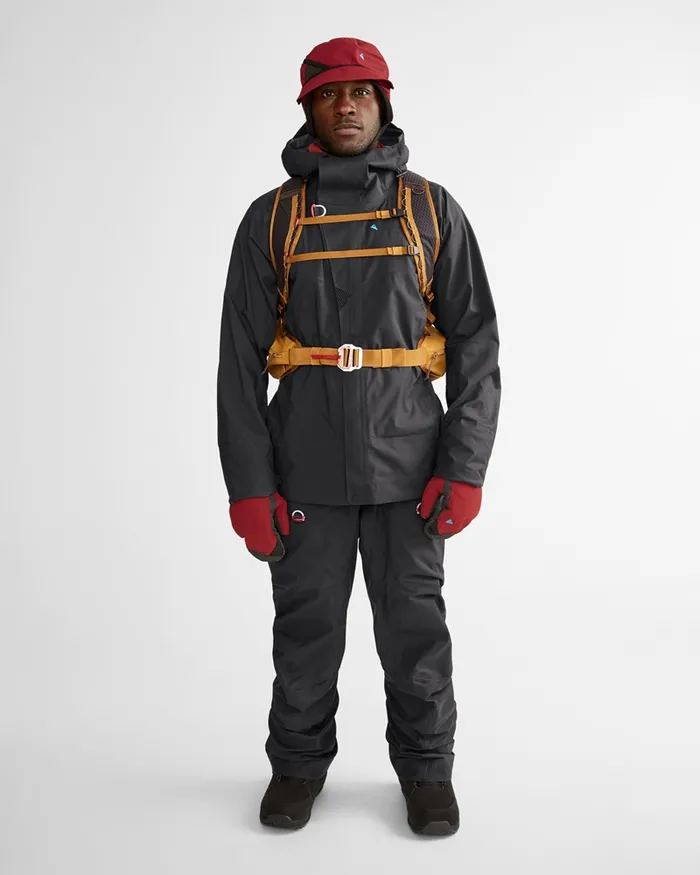 Men Brage 20 Waterproof Shell Jacket Raven Klttermusen Waterproof Jackets