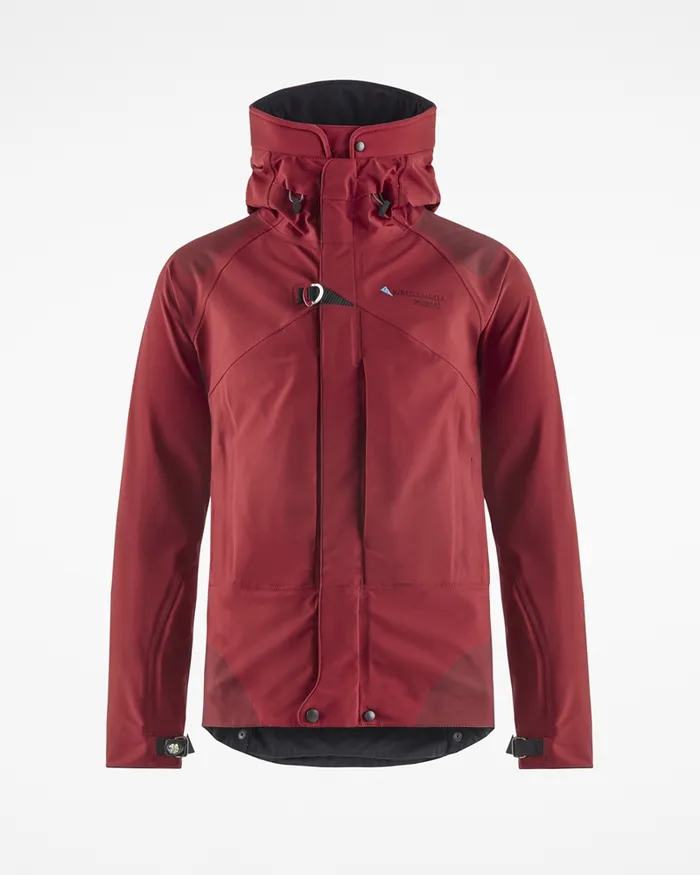 Men Brede 20 Waterproof Expedition Jacket Burnt Russet Klttermusen Waterproof Jackets