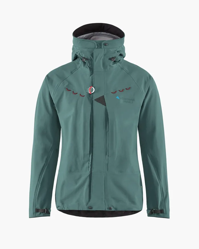 Men Draupner Waterproof Cutan Jacket Dark Deep Sea Klttermusen Waterproof Jackets