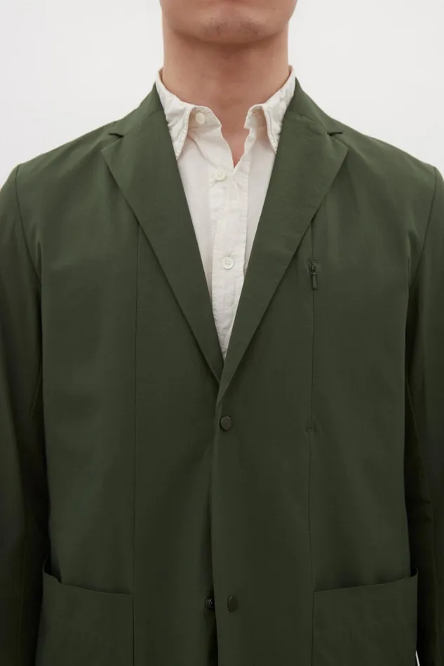 Men Emil Travel Light Spruce Green Norse Projects Overshirts