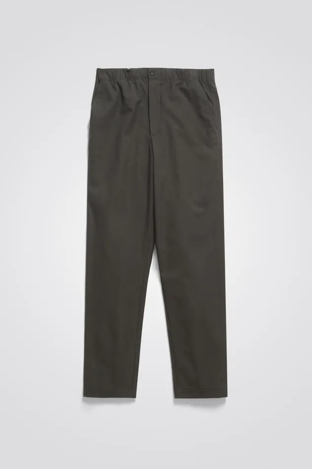 Men Ezra Cotton Wool Trouser Beech Green Norse Projects Trousers