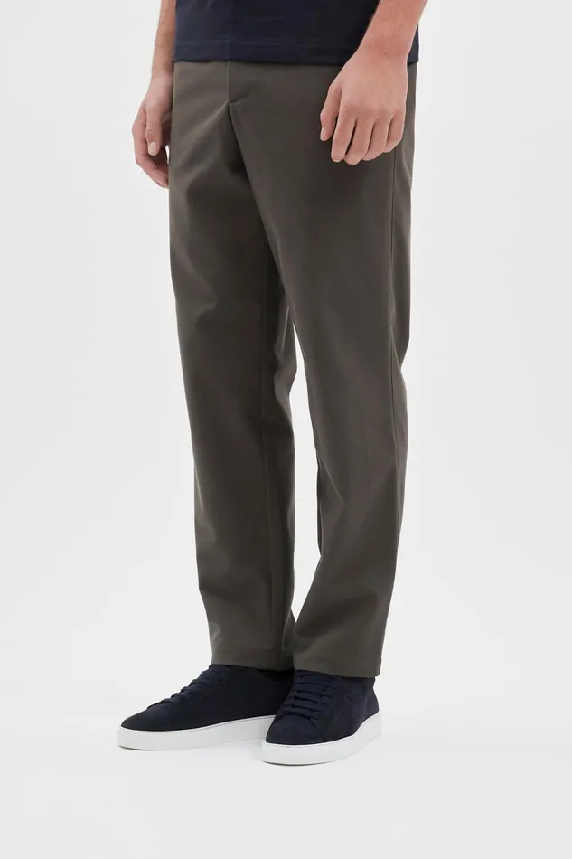 Men Ezra Cotton Wool Trouser Beech Green Norse Projects Trousers