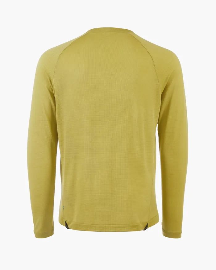 Men Groa Technical Long Sleeve Tee Beryl Green Klttermusen TShirts