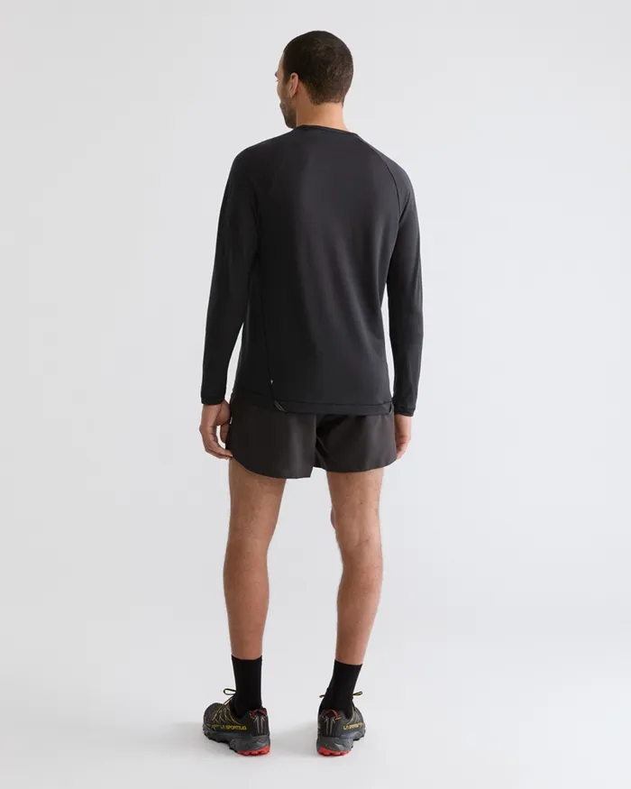 Men Groa Technical Long Sleeve Tee Raven Klttermusen TShirts