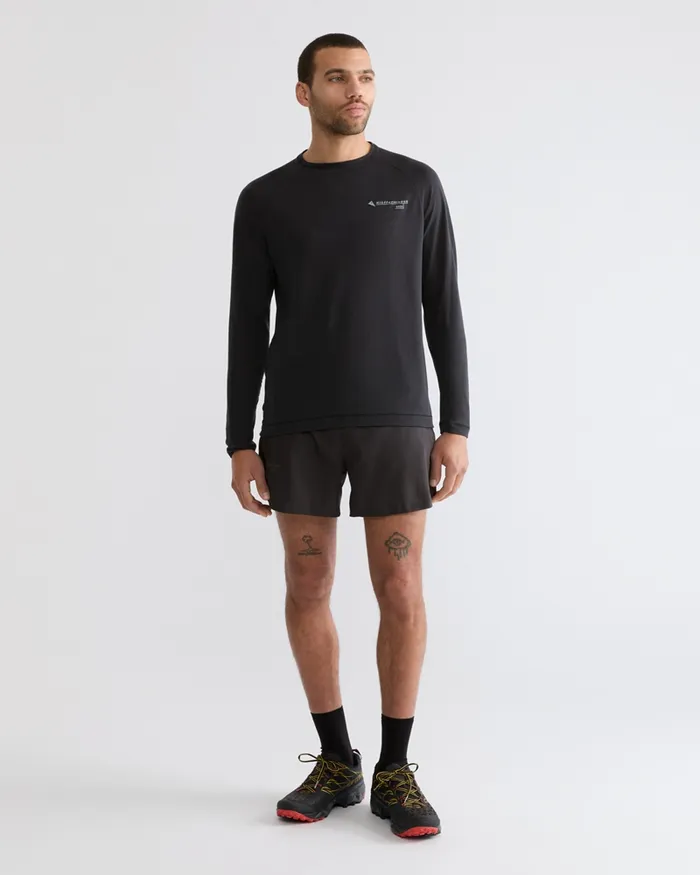 Men Groa Technical Long Sleeve Tee Raven Klttermusen TShirts