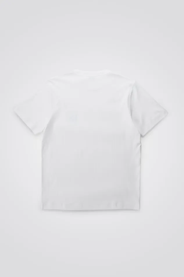 Men Jakob Interlock Nn Print TShirt White Norse Projects TShirts