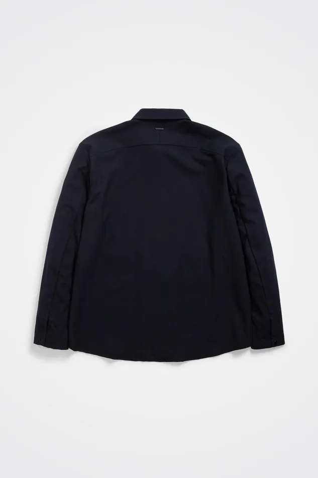 Men Jens Cordura Tech Wool Overshirt Dark Navy Norse Projects Overshirts