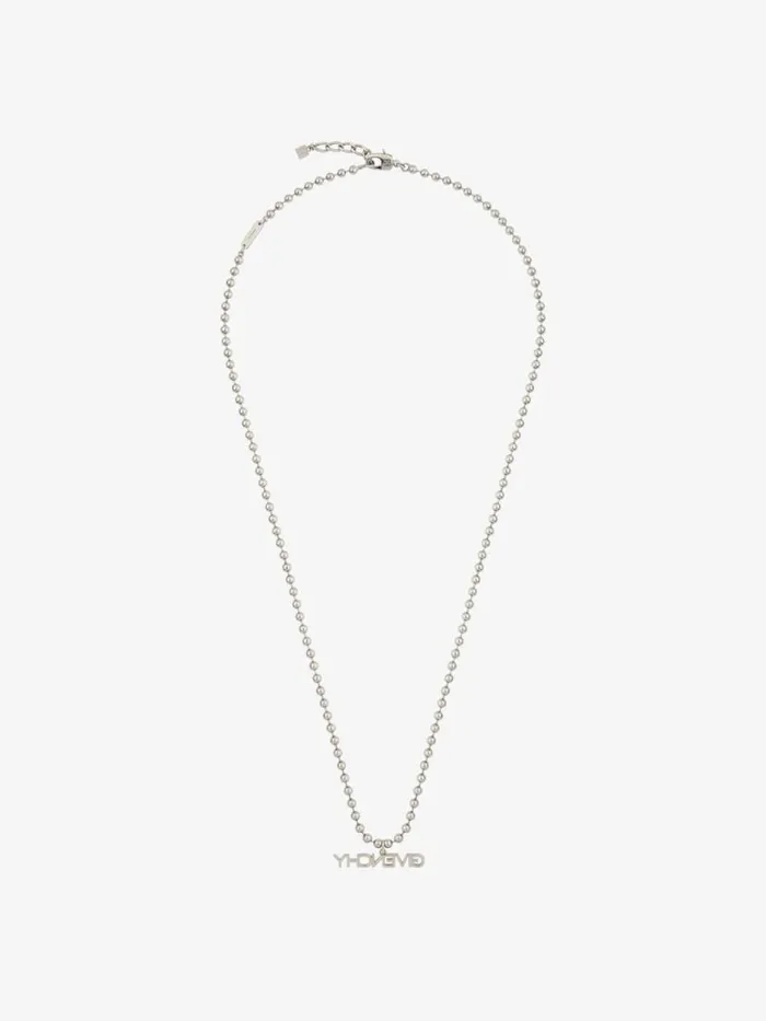 Men Jewelry Givenchy GIVENCHY Necklace In Metal Silvery Men Jewelry Givenchy GIVENCHY Necklace In Metal Silvery