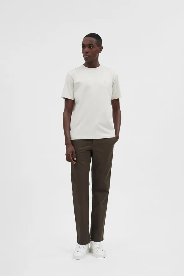Men Johannes N Logo Tshirt Lucid White Norse Projects TShirts