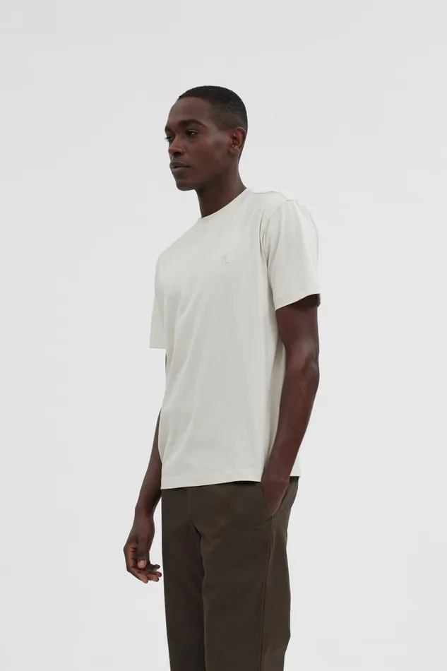 Men Johannes N Logo Tshirt Lucid White Norse Projects TShirts