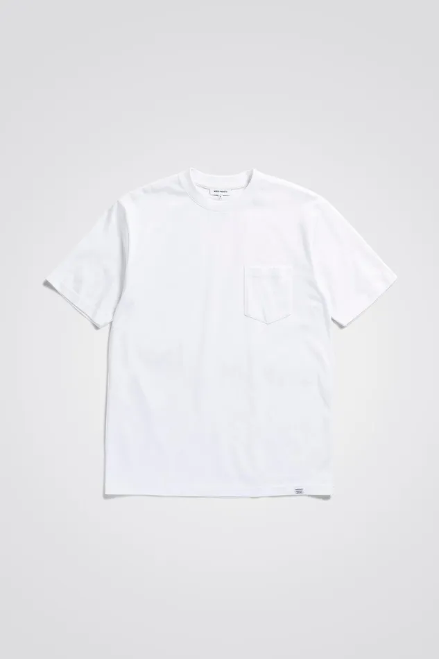 Men Johannes Standard Pocket SS White Norse Projects TShirts