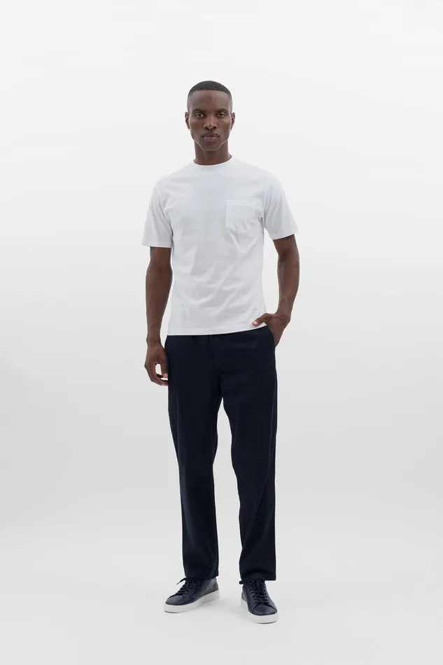 Men Johannes Standard Pocket SS White Norse Projects TShirts