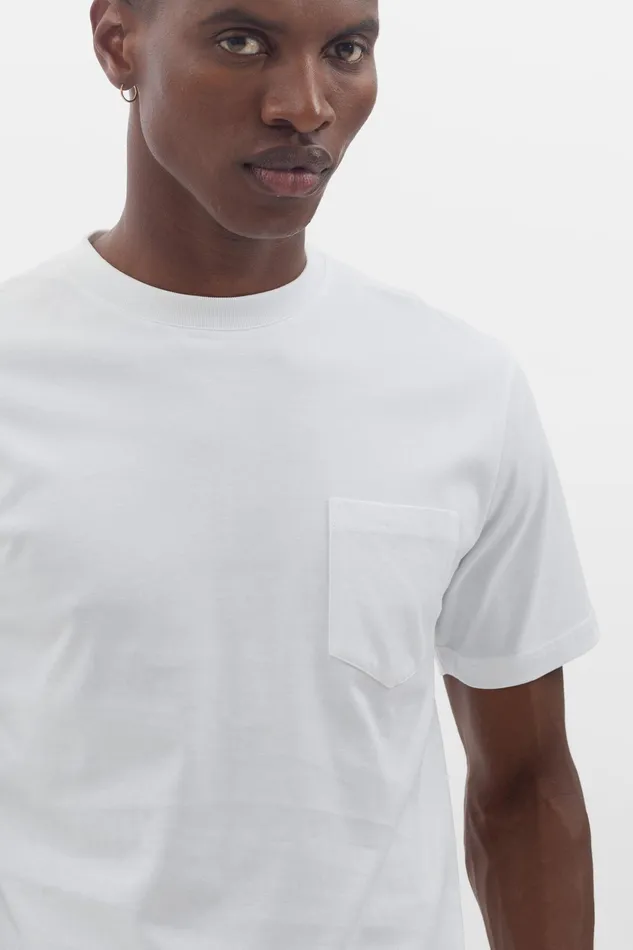 Men Johannes Standard Pocket SS White Norse Projects TShirts
