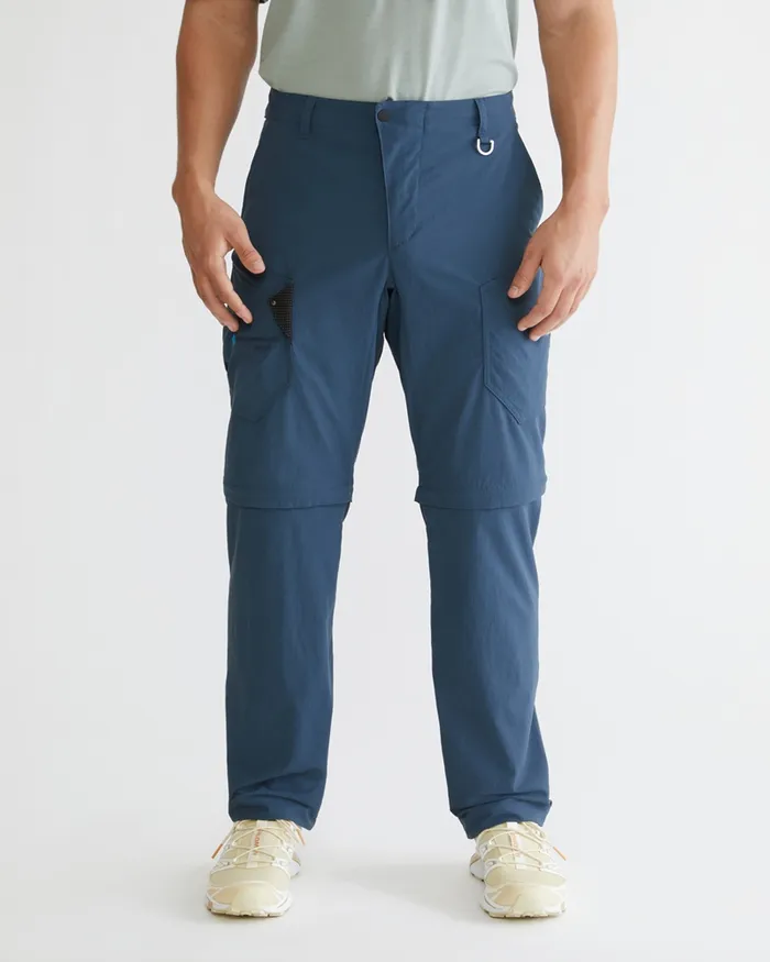Men Jorid Zip Off Pants Midnight Blue Klttermusen Shorts