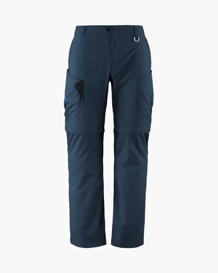 Men Jorid Zip Off Pants Midnight Blue Klttermusen Shorts