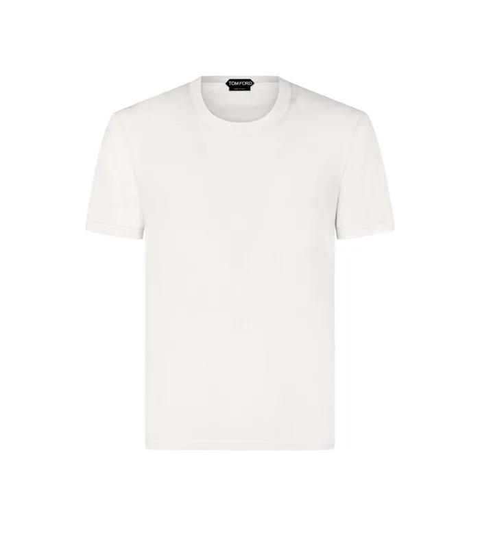 Men Knitwear Tom Ford Pure Cotton Crew TShirt