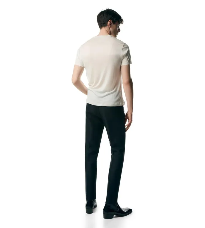Men Knitwear Tom Ford Silk Sheer V Neck Ecru Men Knitwear Tom Ford Silk Sheer V Neck Ecru