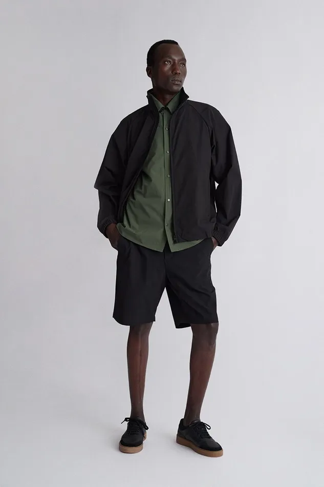 Men Korso Travel Light Harrington Jacket Black Norse Projects Outerwear