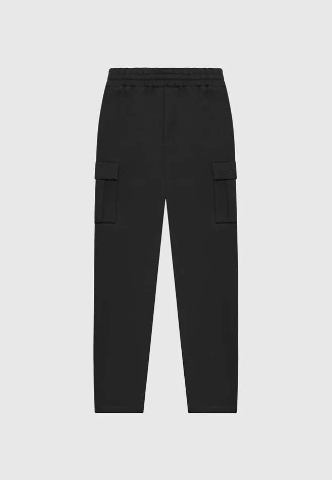 Men Manire De Voir Twill Cargo Regular Fit Pants Black