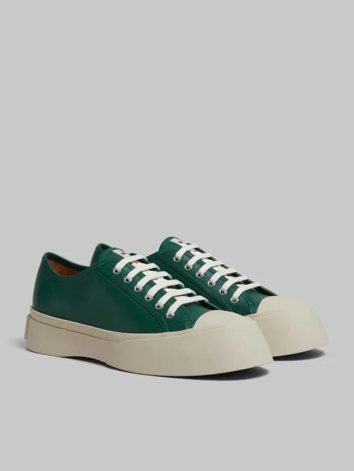 Men Marni Pablo Sneakers Green Nappa Leather Pablo Sneaker