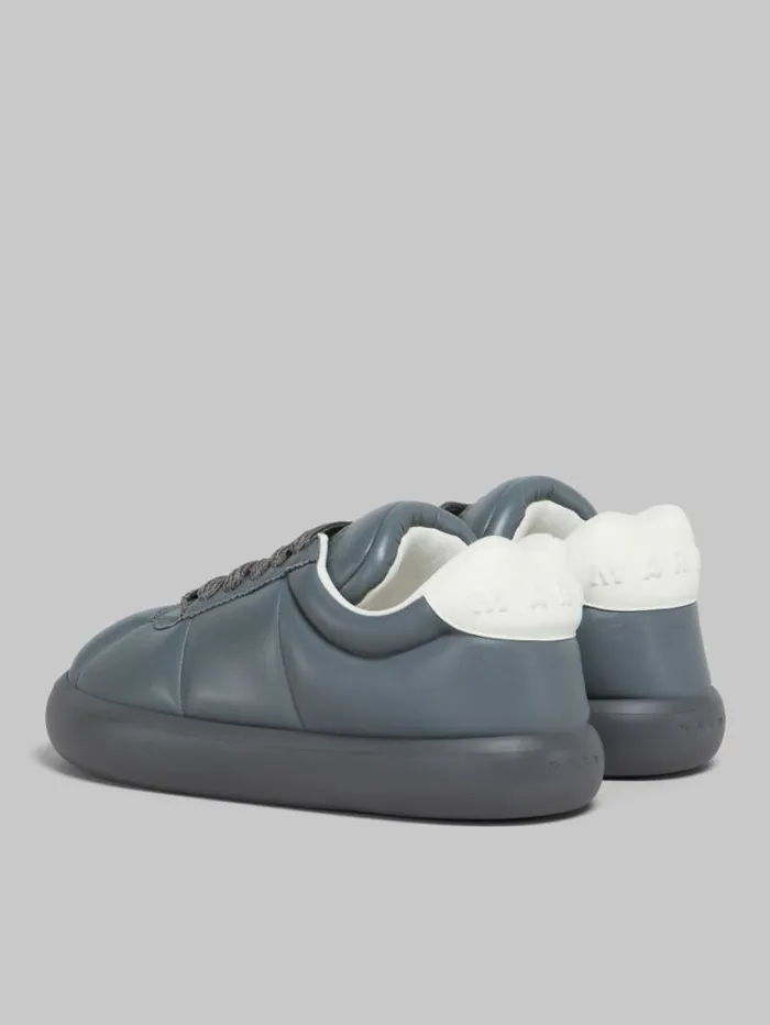 Men Marni Sneakers Grey Leather Bigfoot 20 Sneaker