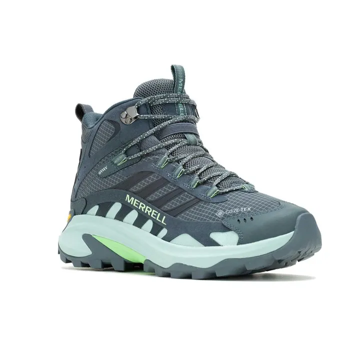 Men Merrell Boots Moab Speed 2 Mid GORETEX Slate Men Merrell Boots Moab Speed 2 Mid GORETEX Slate