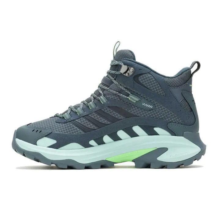 Men Merrell Boots Moab Speed 2 Mid GORETEX Slate Men Merrell Boots Moab Speed 2 Mid GORETEX Slate