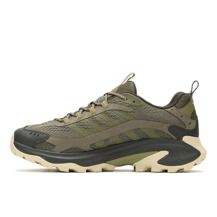 Men Merrell Shoes Moab Speed 2 Olive Men Merrell Shoes Moab Speed 2 Olive