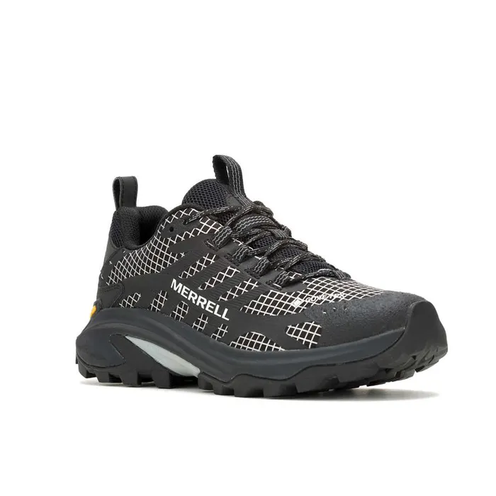 Men Merrell Shoes Moab Speed 2 Reflective GORETEX Black Men Merrell Shoes Moab Speed 2 Reflective GORETEX Black