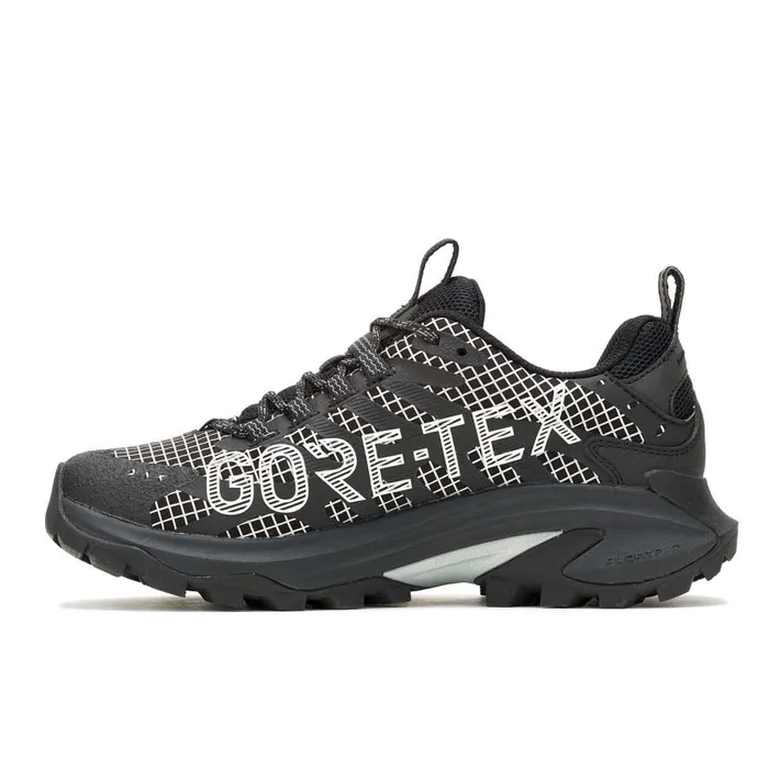 Men Merrell Shoes Moab Speed 2 Reflective GORETEX Black Men Merrell Shoes Moab Speed 2 Reflective GORETEX Black