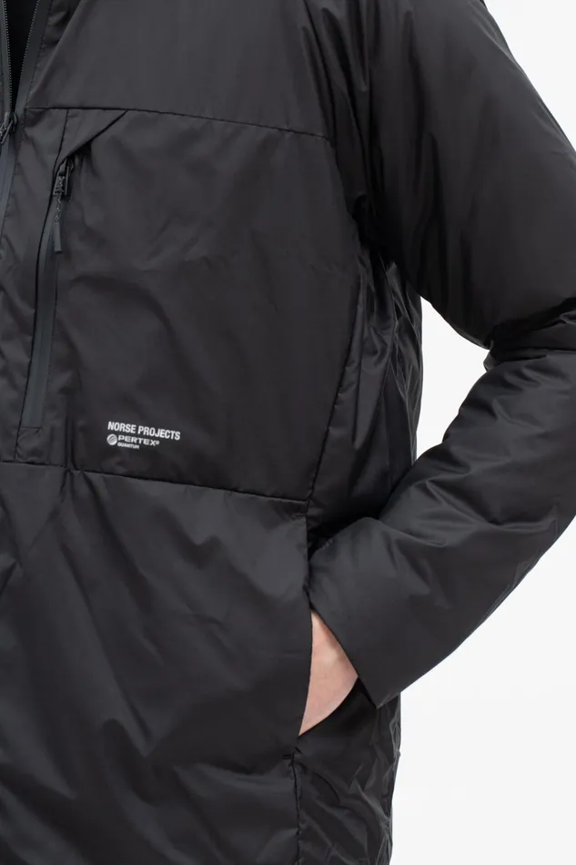 Men Osa Light Pertex Black Norse Projects Outerwear