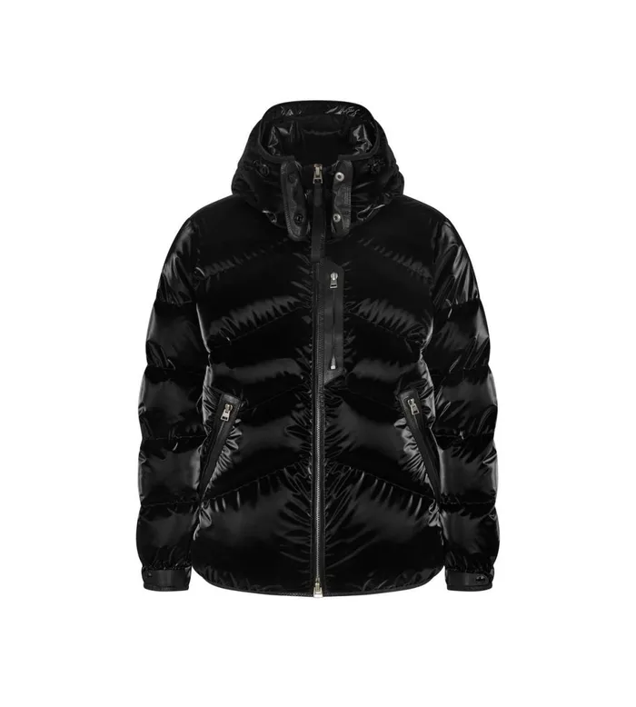 Men Outerwear Tom Ford Nylon Taffeta Down Jacket Black