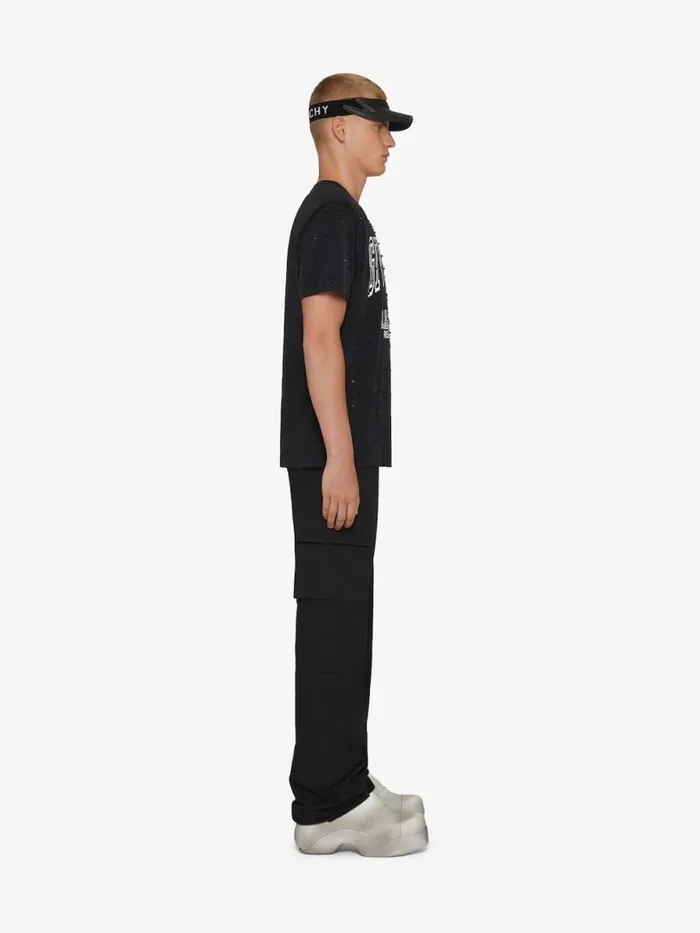 Men Pants and Shorts Givenchy Cargo Pants In Cotton Black