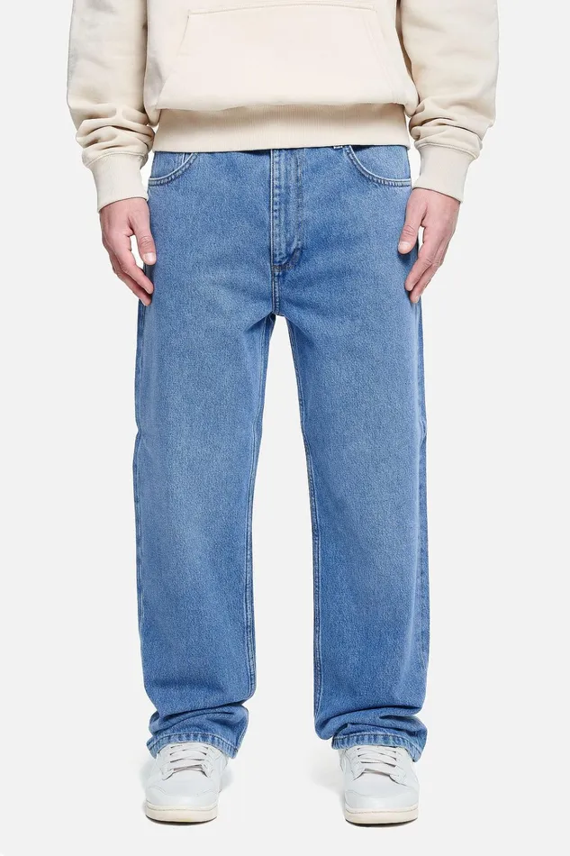 Men Pegador Basic Bottoms Baltra Baggy Jeans Washed Blue