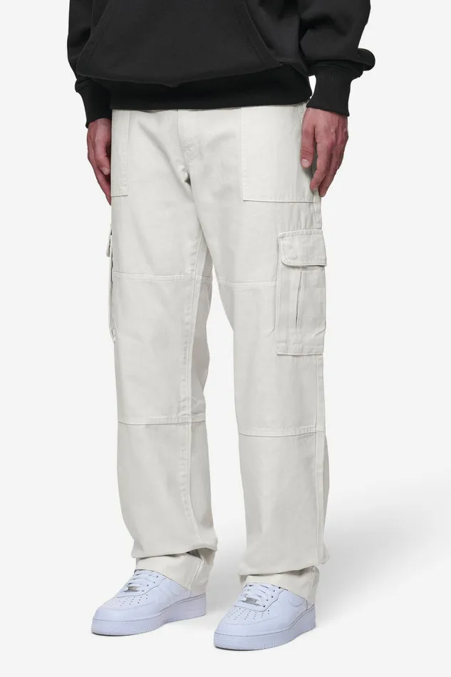 Men Pegador Basic Bottoms Risley Cargo Pants Cream Men Pegador Basic Bottoms Risley Cargo Pants Cream
