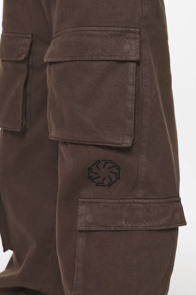 Men Pegador Cargos Bantam Wide Cargo Pants Oak Brown Men Pegador Cargos Bantam Wide Cargo Pants Oak Brown