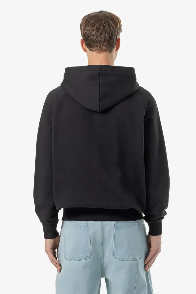 Men Pegador Hoodies Anclar Oversized Raglan Sweat Jacket Washed Black Men Pegador Hoodies Anclar Oversized Raglan Sweat Jacket Washed Black