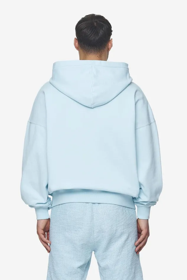 Men Pegador Hoodies Leono Boxy Sweat Jacket Washed Baby Blue Baby Blue Men Pegador Hoodies Leono Boxy Sweat Jacket Washed Baby Blue Baby Blue