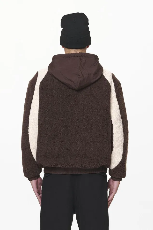 Men Pegador Hoodies Polaris Teddy Jacket Oak Brown Men Pegador Hoodies Polaris Teddy Jacket Oak Brown