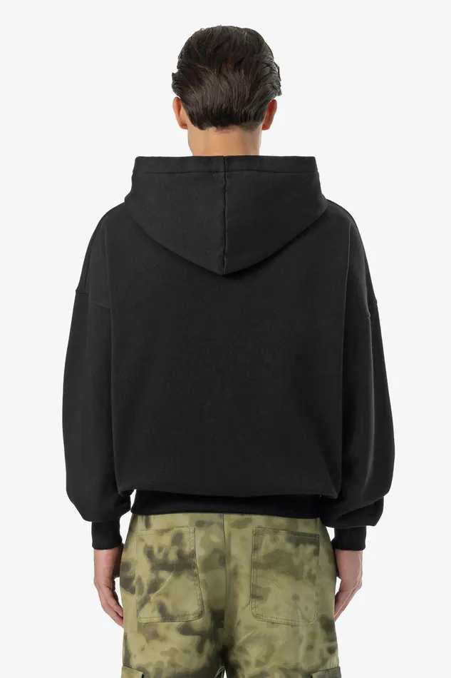 Men Pegador Hoodies Wakun Boxy Sweat Jacket Washed Black Men Pegador Hoodies Wakun Boxy Sweat Jacket Washed Black
